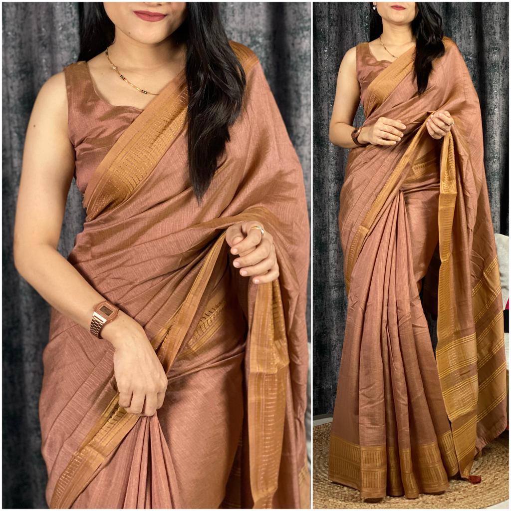 Best design for uniform work saree