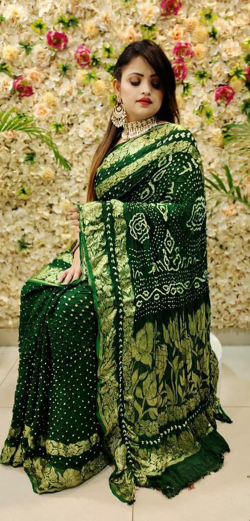 Artsylooks - Trendy Art Silk Bandhani Saree with Blouse Piece Trendy Art  Silk Bandhani Saree with Blouse Piece *Fabric*: Art Silk *Type*: Saree with  Blouse piece *Design Type*: Bandhani *Saree Length*: 5.5 (