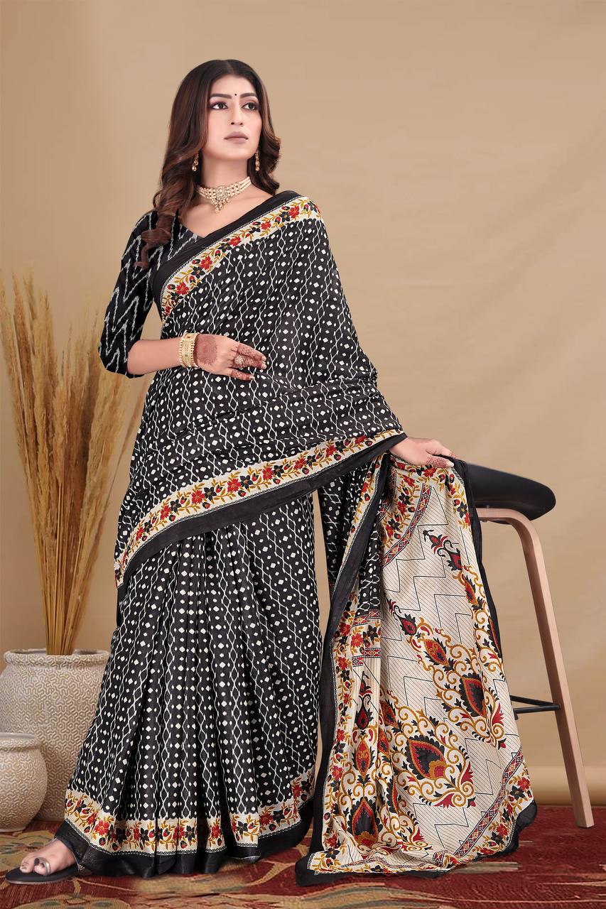 Print  Pure Cotton Saree