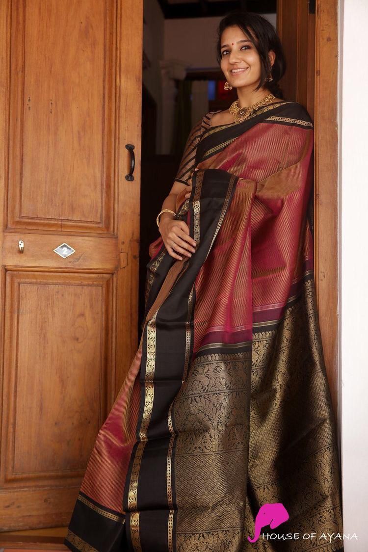 Presents  Soft Lichi Silk Cloth  Saree