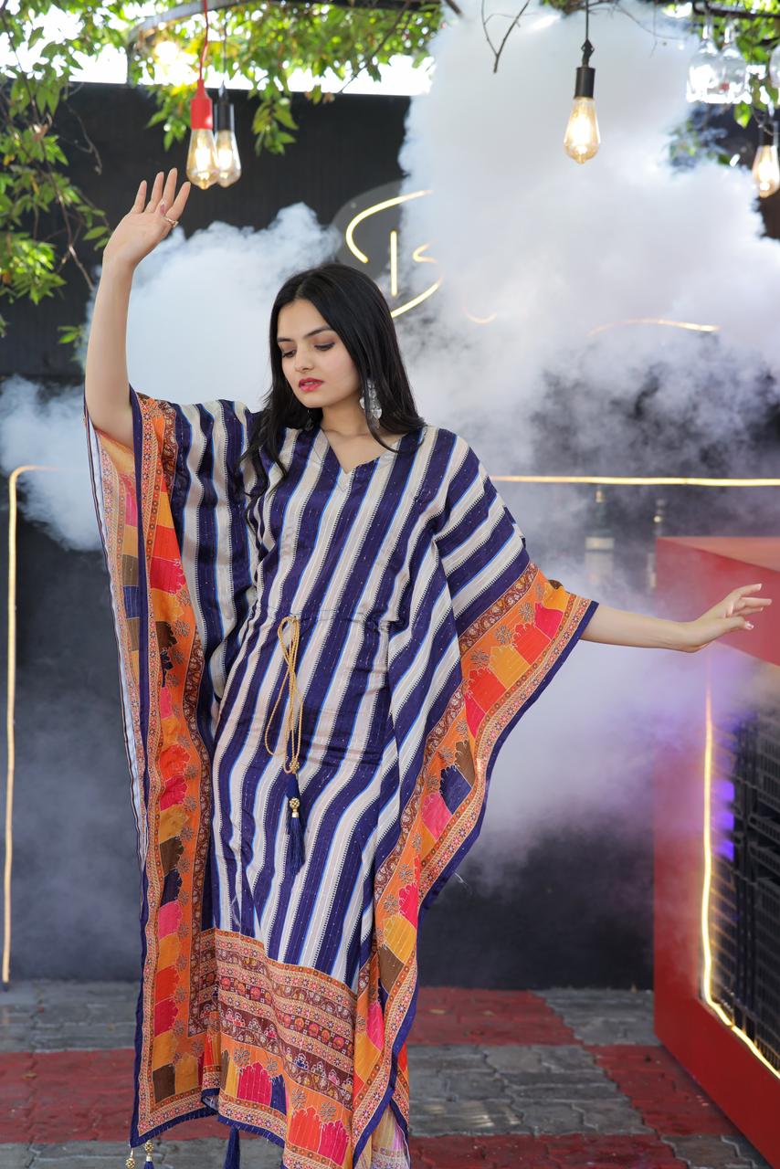 Digital Print Readymade Kaftan