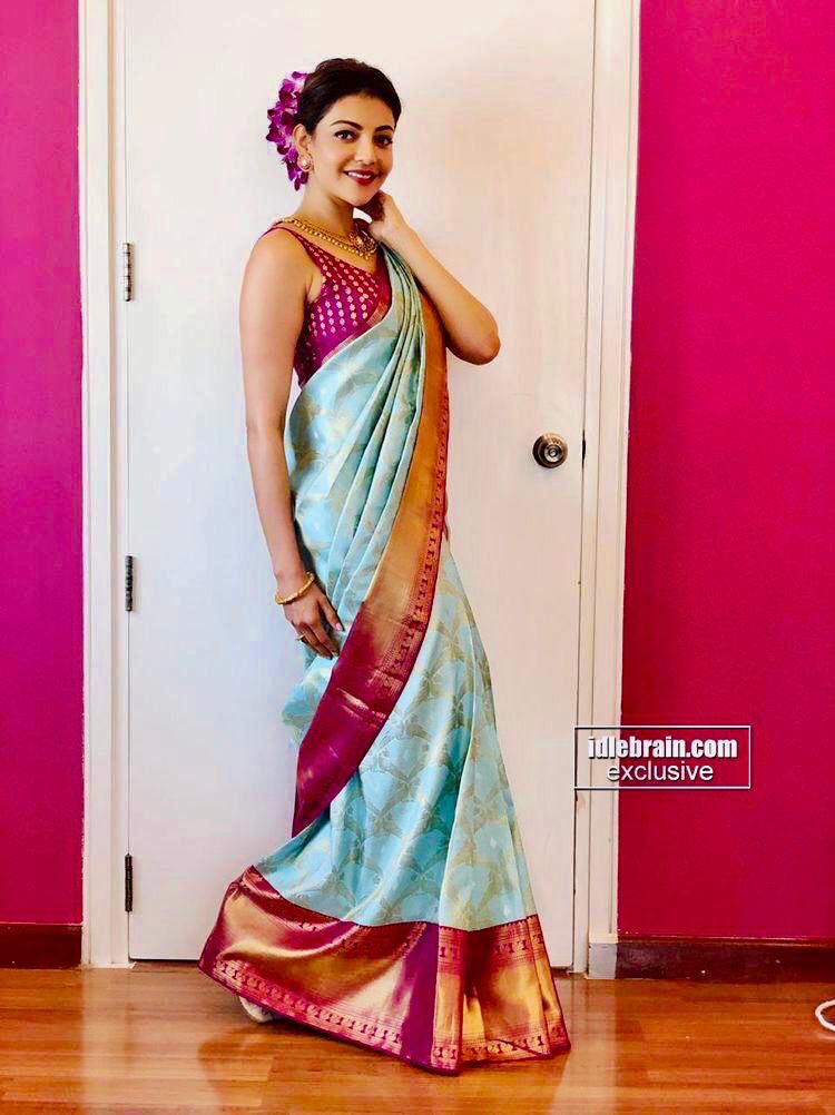 Treena Blue and cyan blue double color saree - SS033 | SaraShape