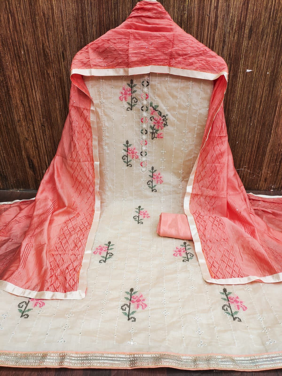 New  Modal Chanderi Silk Dress Material