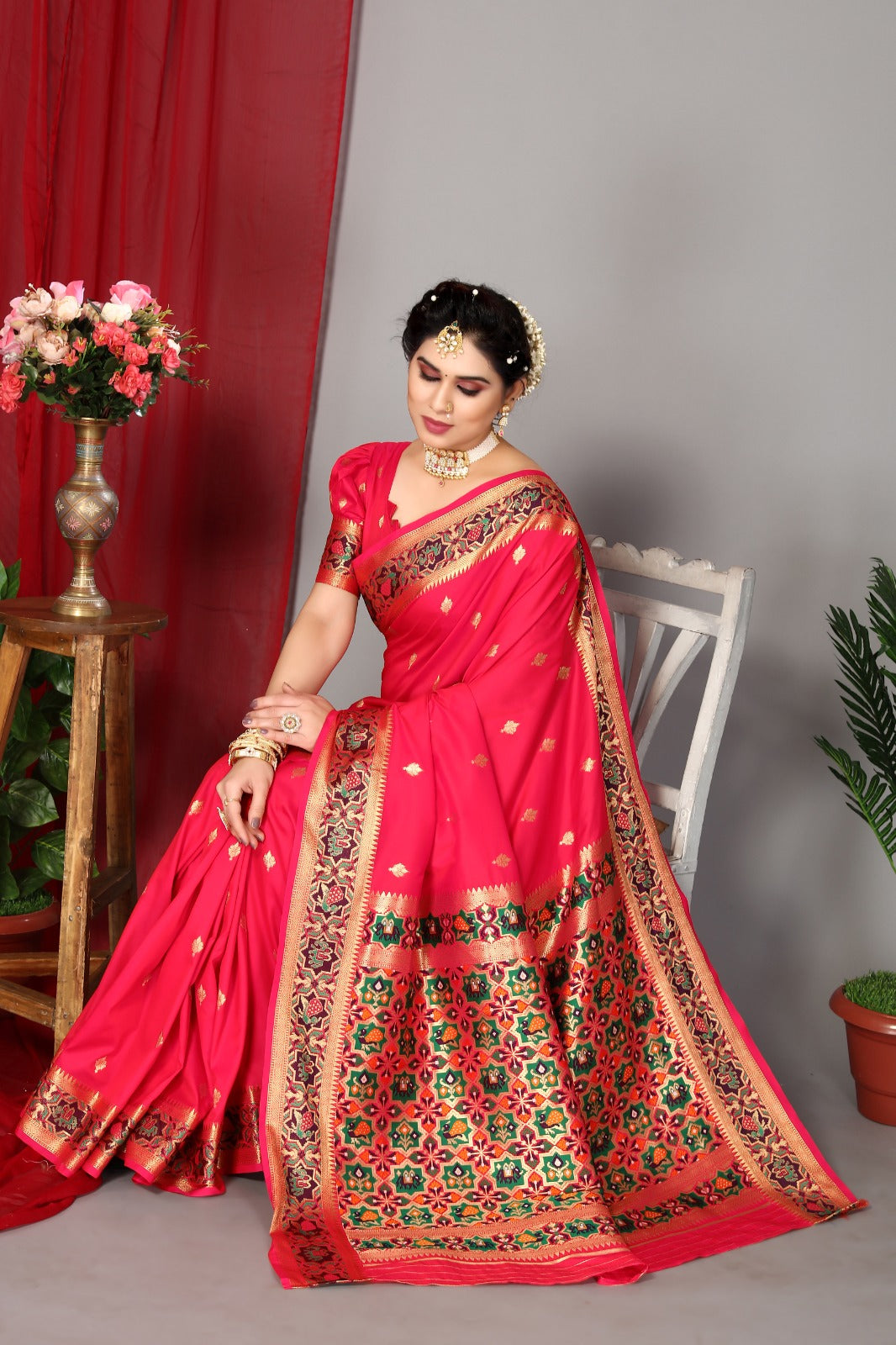 30 Latest Designs of Banarasi Blouse Designs For Sarees (2023) Trending  This Year - Tips and Beauty | Blouse designs silk, Fashion blouse design,  Traditional blouse designs