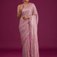 Soft Georgette Fabric Along With Designer 3mm Sequence Work Saree