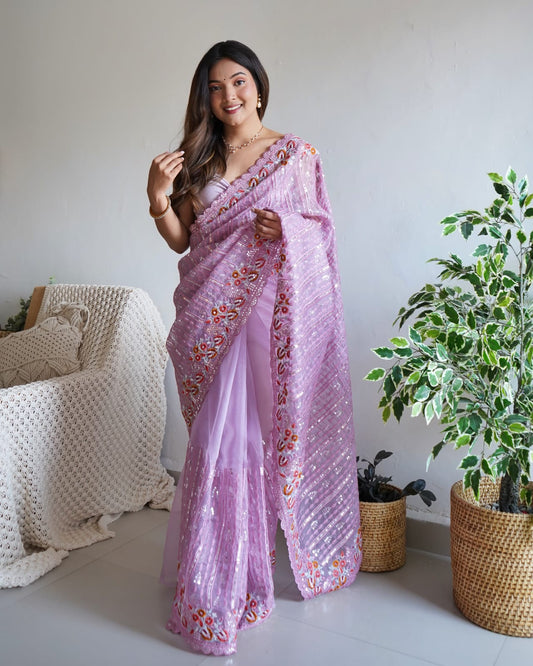 Beautiful Organza saree Collection Presented Saree