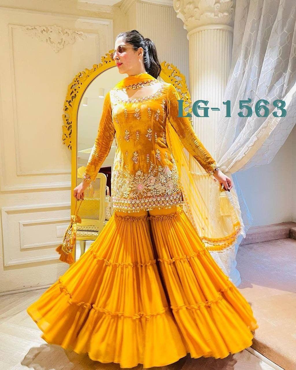 Designer Heavy Thread Work   Georgette Suit