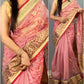 Soft Cotton Organza Hand Block Print Saree