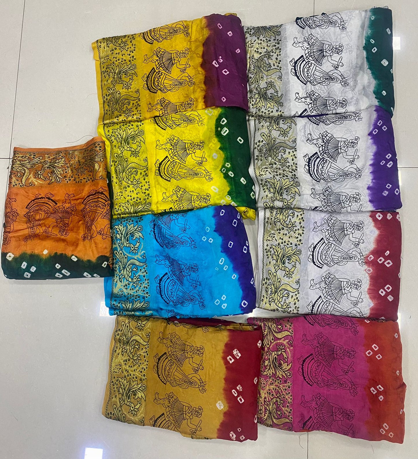 Dolly Dandiya  Bandhani Saree