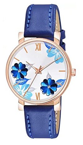 The Shopoholic Analog 6 Different Color Flowered Dial Watch for Womens and Girls Single and Combo Watches for Women and Girl